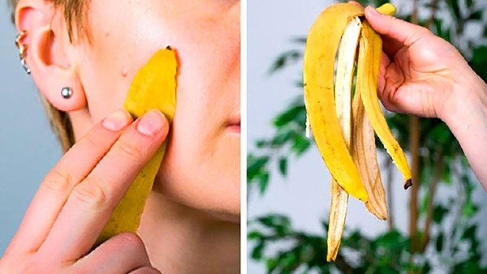 Корите от банани изтриват бръчките от лицето